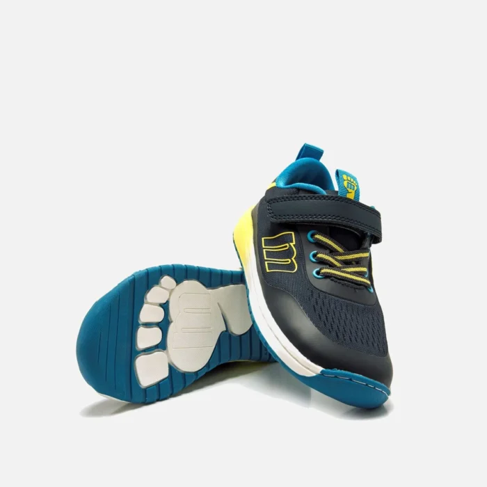 Deportivas Barefoot Mustang Free Azul/Amarillo Ref: 49045K-C58624 - Imagen 2