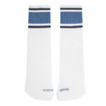 Calcetines barefoot sport, rizo en la soleta AZUL FRANCIA