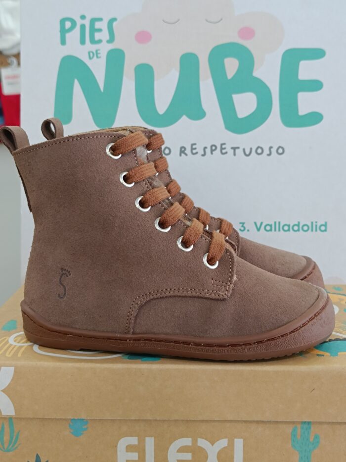 Botas militares barefoot Flexi Nens 9085-R F/Mer/Ser/Puz/Taupe/Beige - Imagen 2