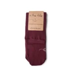 Calcetines Barefoot A Tres Hilos Granate