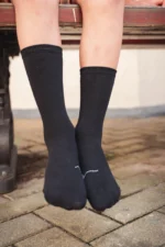 Calcetines Barefoot A Tres Hilos Negro - Imagen 2