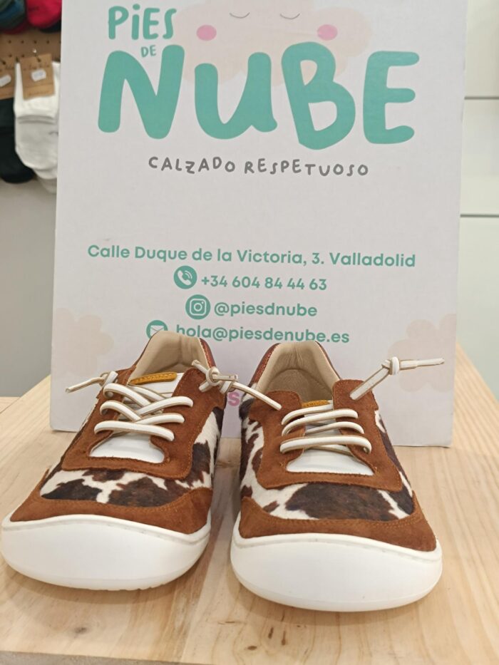 Zapatos respetuosos FlexiNens 9018R SERRAJE/VACA/SALVAJE/ LAMINADO DESERT - Imagen 3