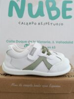 Deportivas Respetuosas ZapyFlex Modelo AL200371 Mandarina/Blanco/Manzana