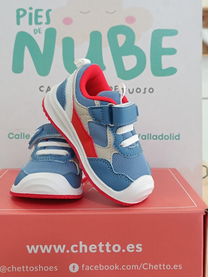 Deportivo Barefoot Textil Casual Baby Free Azul - Imagen 3