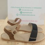 Sandalias Respetuosas CoqueFlex 1446 Suede-Micropelle Combinacion 4