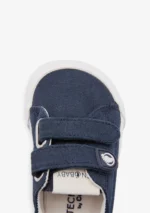 Zapatillas Bebé Barefoot Lona Azul Marino Conguitos - Imagen 2