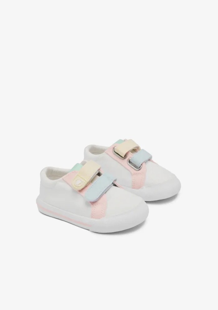 Zapatillas Barefoot Blancas Detalles Multicolor Conguitos - Imagen 2