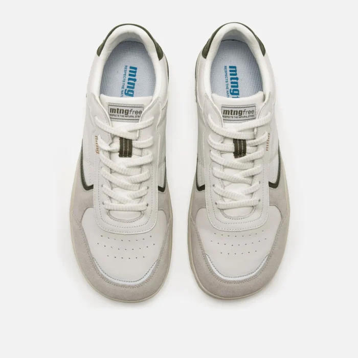 Deportivas Mustang Free Orbit COW SUEDE OFF WHITE / NAPPA LEATHER BLANCO / KAKY Ref: 84856-C60168 - Imagen 3