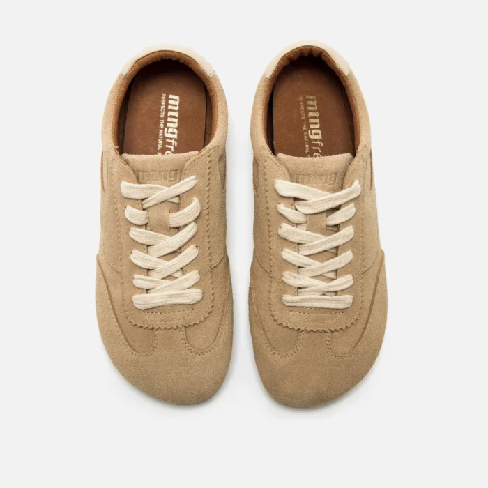 Zapatos Respetuosos Mustang Free Mia SERRAJE AFELPADO CAMEL Ref: 60958-C47016 - Imagen 2