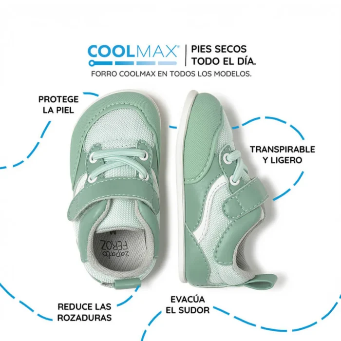 Deportiva Zapato Feroz Biar Mint Microfibra - Imagen 2