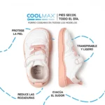 Deportiva Zapato Feroz Olocau Blanco-Rosa Microfibra - Imagen 2