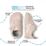 Deportiva Zapato Feroz Biar Rosa Palo Microfibra - Imagen 2