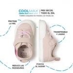 Deportiva Zapato Feroz Paterna Rosa Palo-Fucsia Rayo Microfibra - Imagen 2
