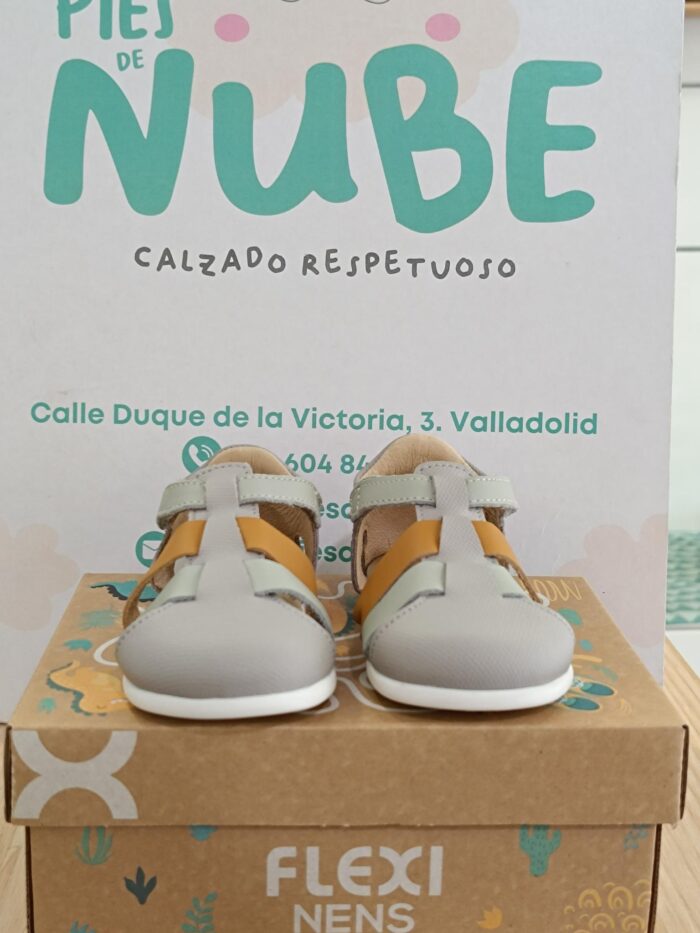 Sandalia barefoot Flexi Nens 260-H Mach/Andromeda Stone/Te/Mostaza - Imagen 3