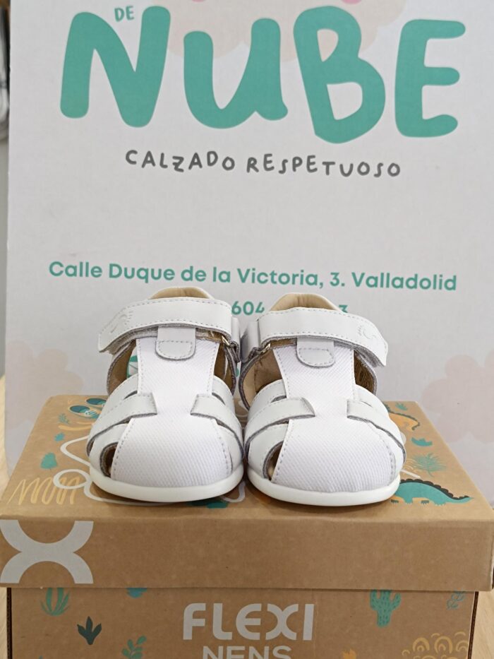 Sandalia Flexi Nens 245-H MATCH SALVAJE BLANCO - Imagen 3