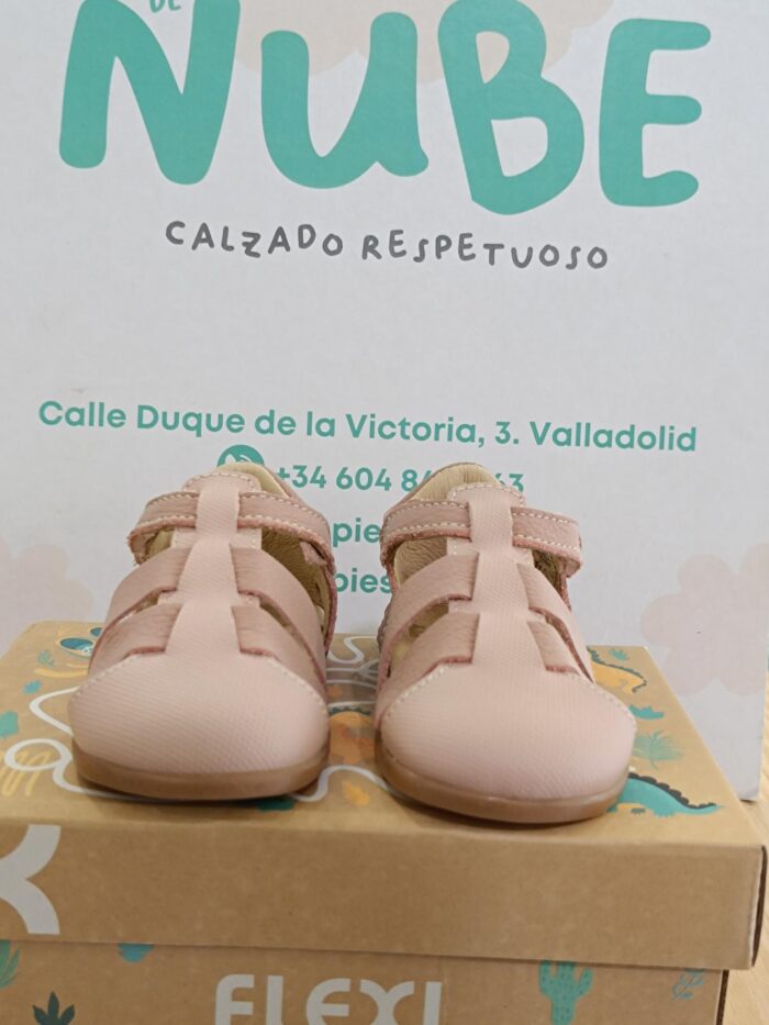 Sandalia barefoot Flexi Nens 260-H Match/Lavanda Nude/PInk - Imagen 2