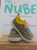 Deportivas lonas zapyFlex Miro/Kaki/Teronja - Imagen 3