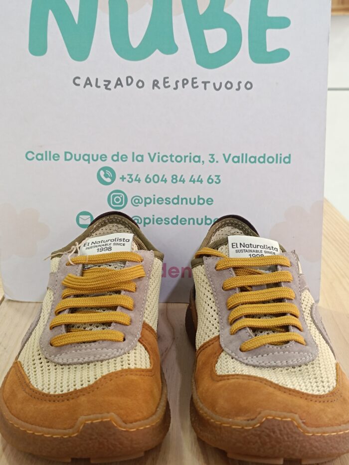 Deportivas El Naturalista N5435C MULTI MATERIAL TOFFE/OROEL - Imagen 2