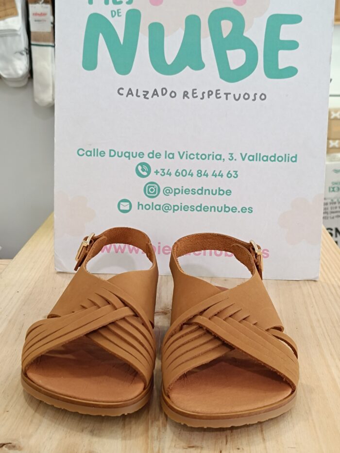 Sandalia Barefoot Vivant Dalia Cuero - Imagen 3