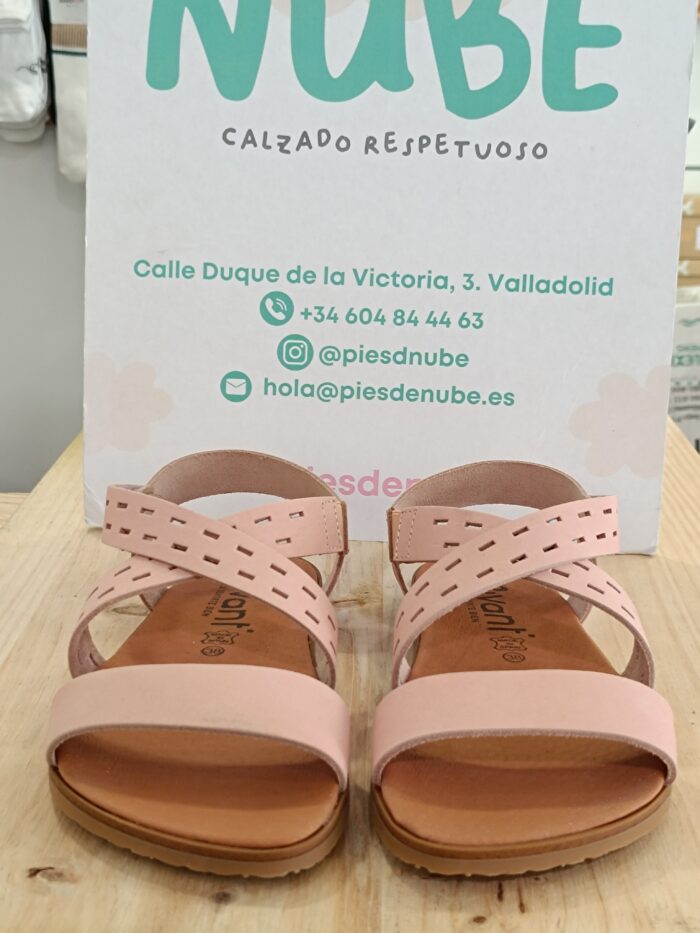Sandalia Barefoot Vivant Alba Rosa - Imagen 3