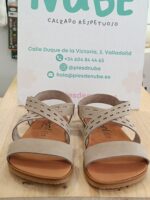 Sandalia Barefoot Vivant Alba Gris - Imagen 2