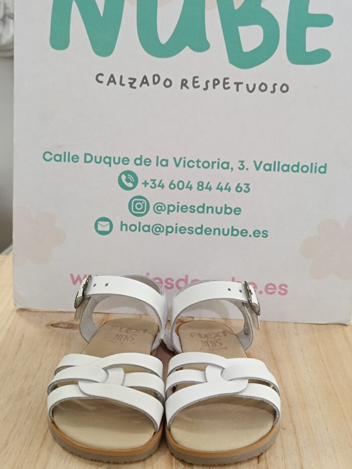 Sandalias Flexi Nens 5759 PR Box Blanco - Imagen 3