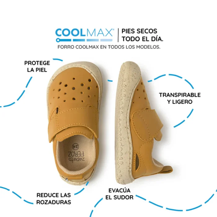 Sandalia Zapato Feroz Benisa Rocker Mostaza - Imagen 2