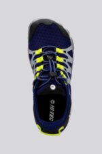 Zapatillas Trekking Hi-Tec Abyss Junior Marino/Lima - Imagen 4