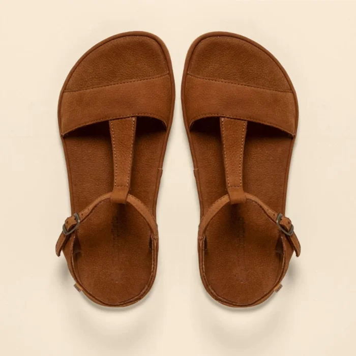 Sandalias Barefoot El Naturalista NOBUCK LAVADO CUERO/SATYA - Imagen 2