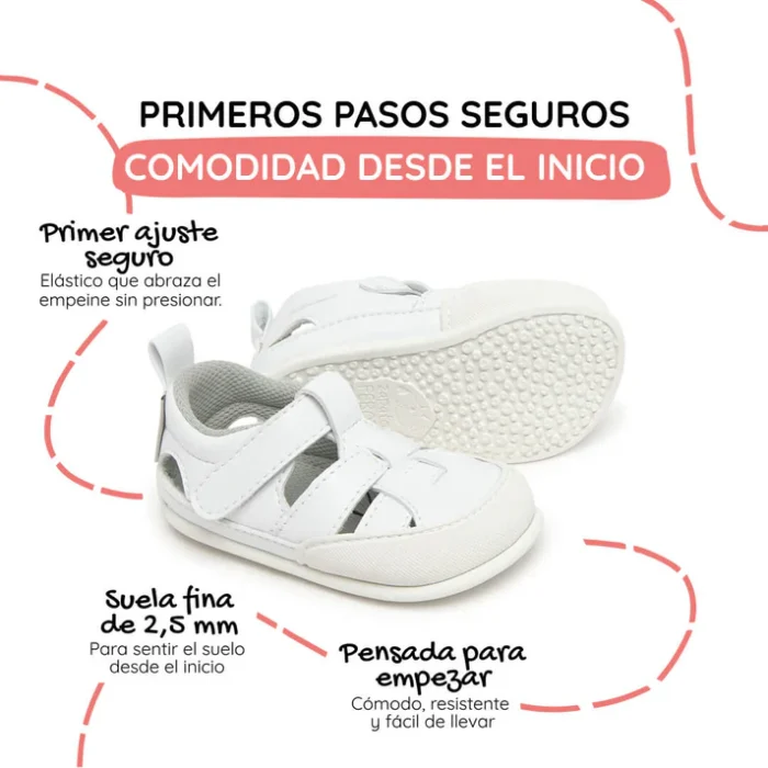 Sandalia Zapato Feroz Irta Feroz Blanco Multicolor - Imagen 3