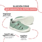 Sandalia Zapato Feroz Irta Rocker Mint - Imagen 2