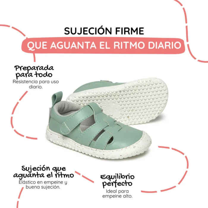 Sandalia Zapato Feroz Irta Rocker Mint - Imagen 2