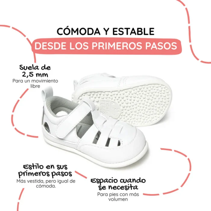 Sandalia Zapato Feroz Tabarca Feroz Blanco - Imagen 3