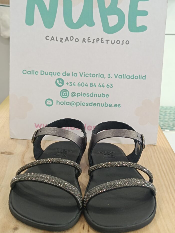 Sandalia Flexi Nens 5132-PR Bright/ Pearl/Carpone Plomo - Imagen 2