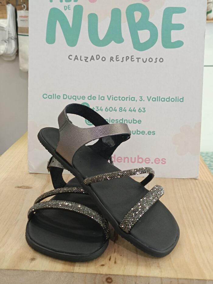 Sandalia Flexi Nens 5132-PR Bright/ Pearl/Carpone Plomo - Imagen 3