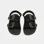 Sandalias Respetuosas CoqueFlex 1569 Cow Suede Negro - Imagen 2