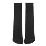 Calcetines adulto lisos de bambú NEGRO