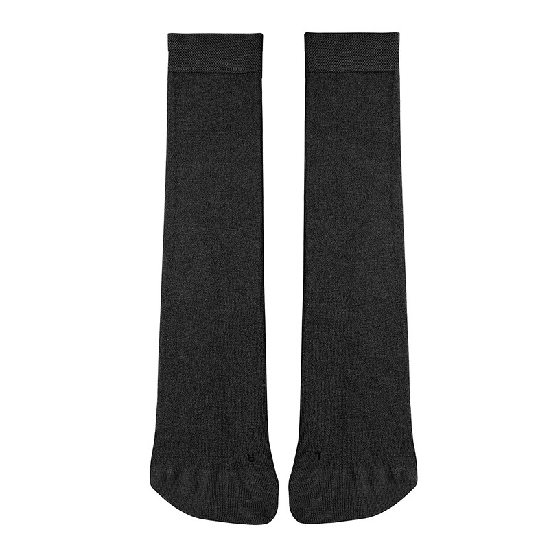 calcetines-barefoot-mujer-de-bambu-negro Calcetines adulto lisos de bambú NEGRO - Imagen 1