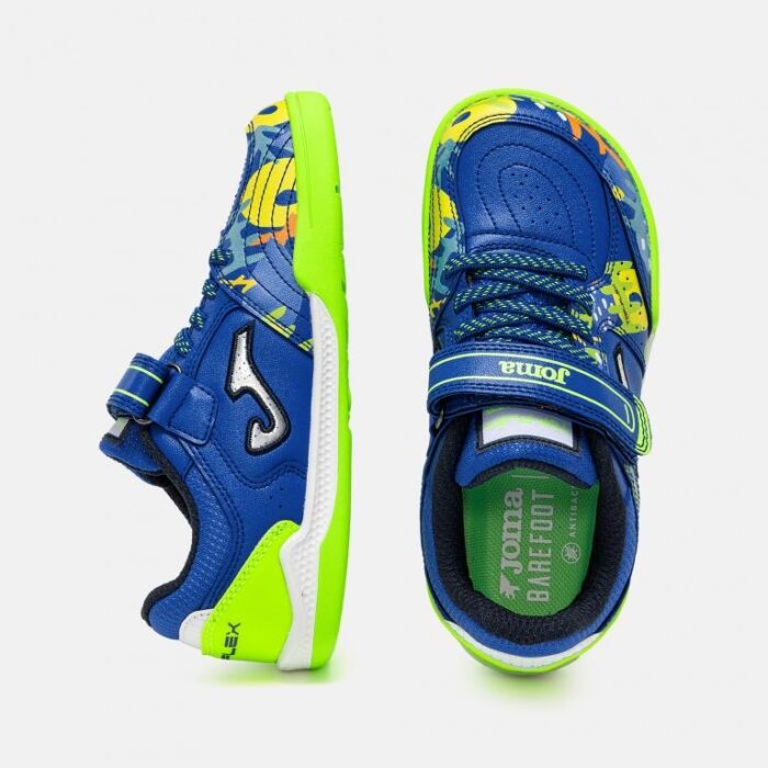 Zapatilla fútbol sala indoor barefoot Joma Top Flex Junior 2604 - Imagen 2