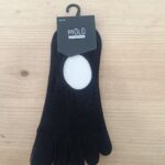 Calcetines perforados barefoot dedos Pinkie Negro