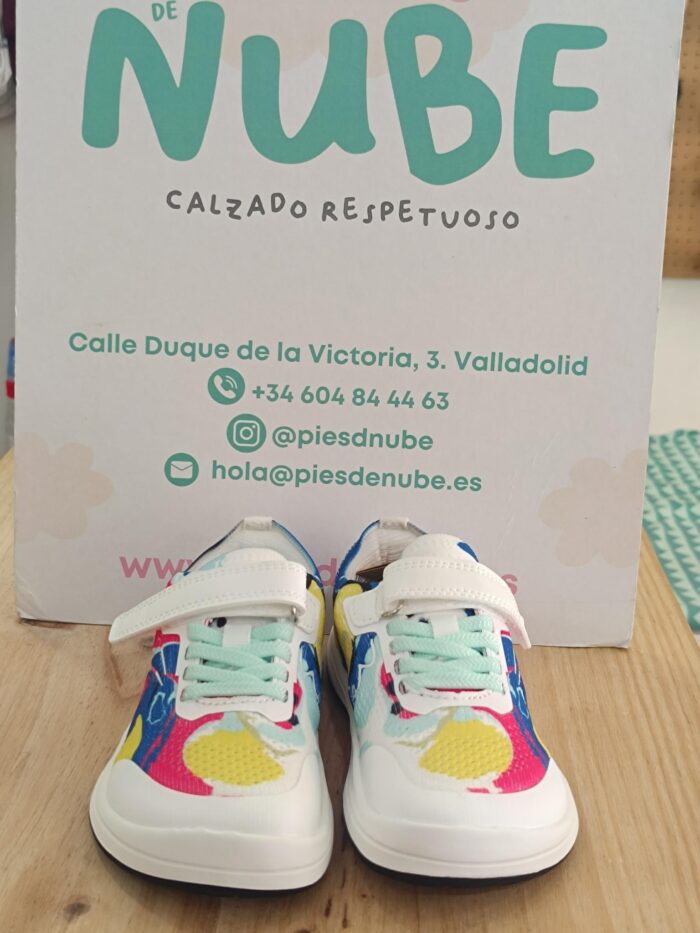 Zapatillas Running Viper Junior Barefoot 26 Junior Blanco Multicolor - Imagen 2