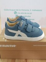 Deportivo barefoot piel lavableTitanitos CRB540 Diego Azul