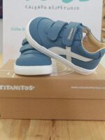 Deportivo barefoot piel lavableTitanitos CRB540 Diego Azul - Imagen 2