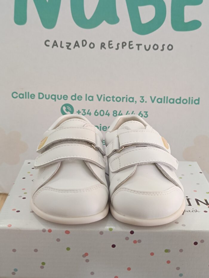 Deportiva Piruflex Primeros Pasos Napa Blanca PF 171-11 - Imagen 3