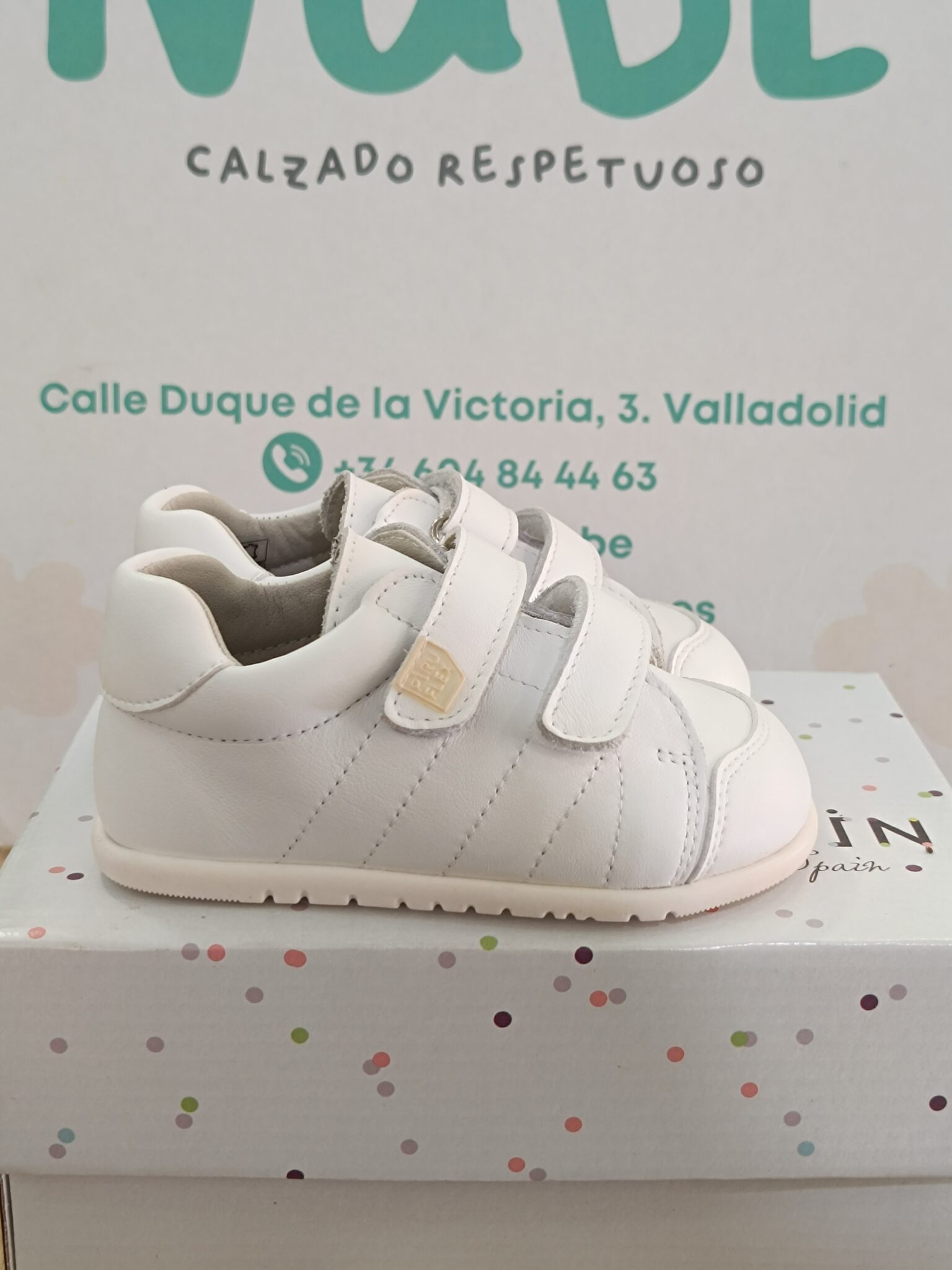 1000111327 Deportiva Piruflex Primeros Pasos Napa Blanca PF 171-11 - Imagen 1