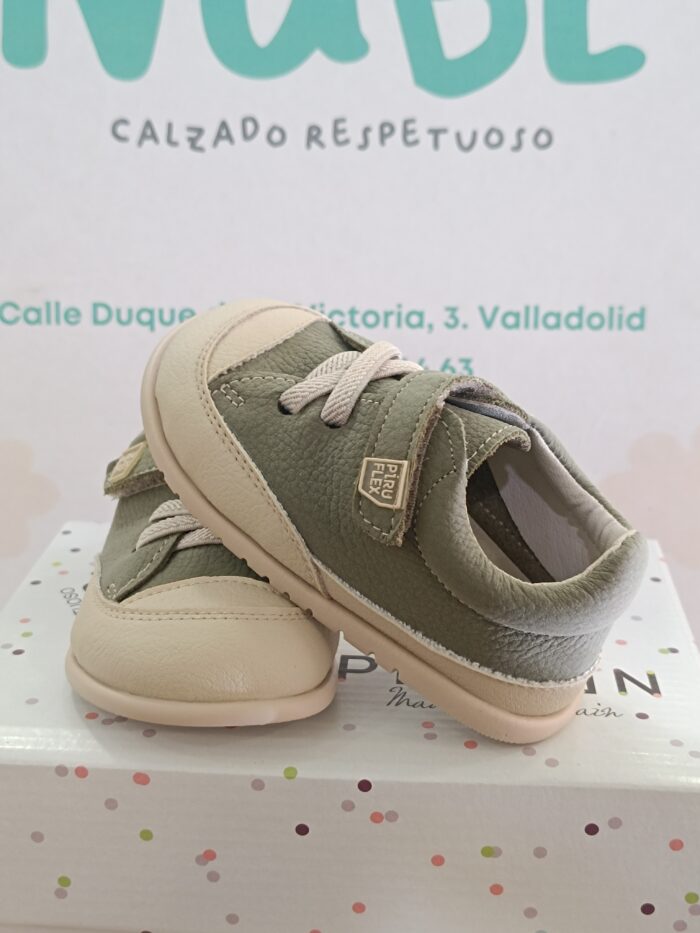 Piruflex Deportiva Primeros Pasos Davinci Mousse Verde PF 1012-5 - Imagen 2