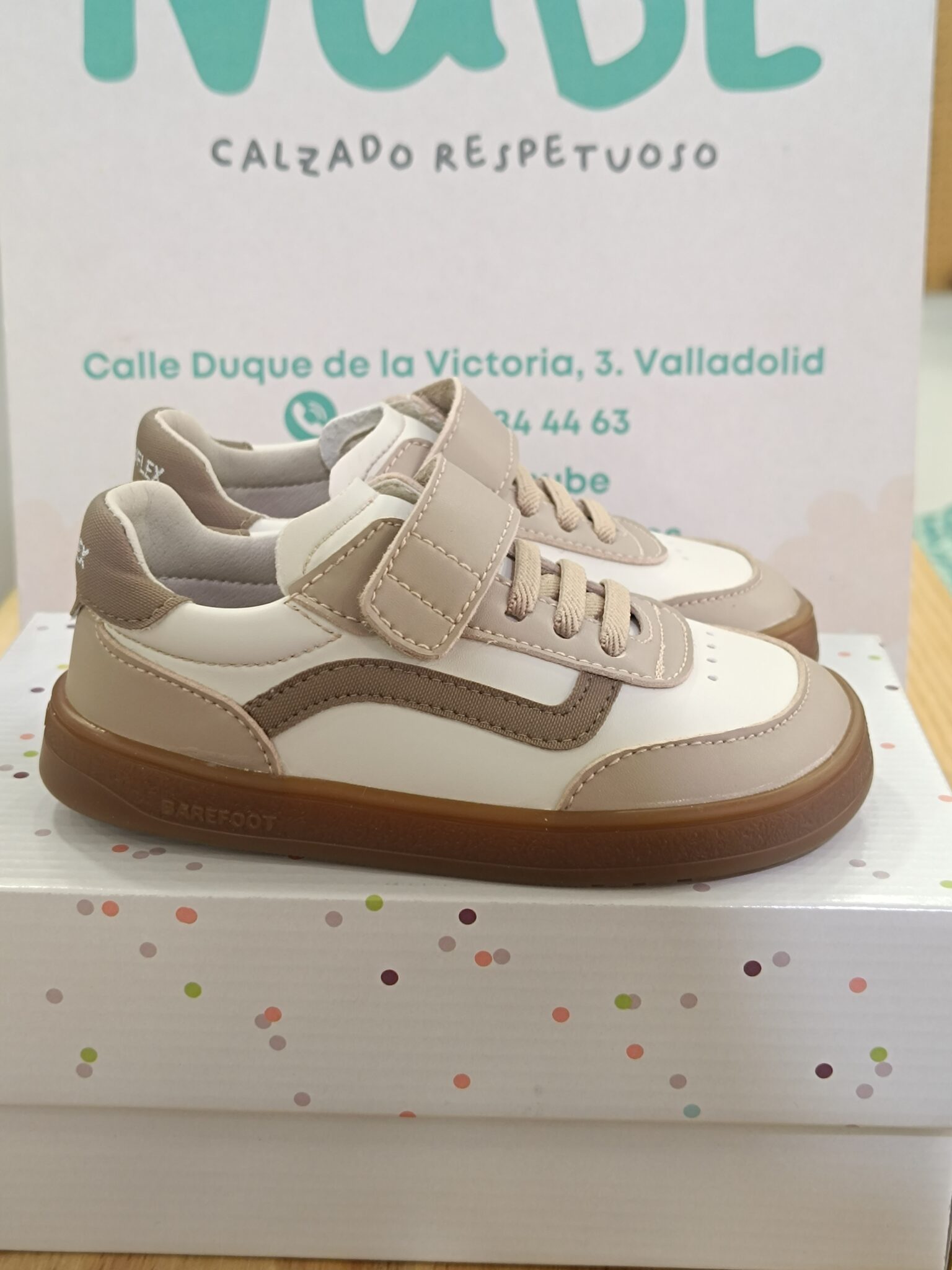 1000111356 Zapatillas Deportivas Barefoot Veganas Micro Crudo 5014-3 - Imagen 1