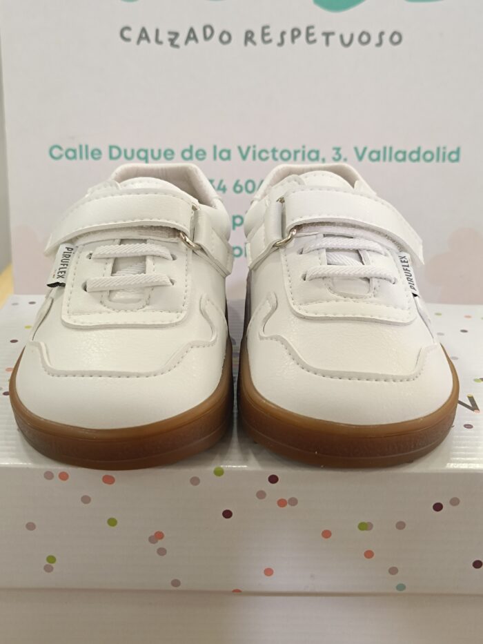 Zapatillas Deportivas Barefoot Veganas Blancas 5006-1 - Imagen 3