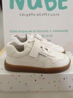 Zapatillas Deportivas Barefoot Veganas Blancas 5006-1