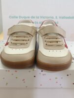 Zapatillas Deportivas Barefoot Veganas Micro Crudo/Granate 5014-1 - Imagen 2